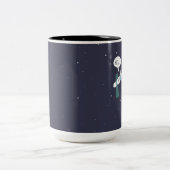 Tasse 2 Couleurs Planète (Centre)