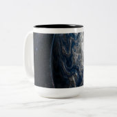 Tasse 2 Couleurs Planète Bleue et Argentée (Devant gauche)