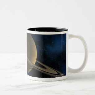 Tasse 2 Couleurs Planète de Saturn