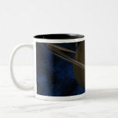 Tasse 2 Couleurs Planète de Saturn (Gauche)