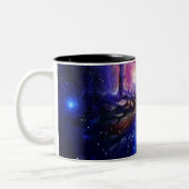 Tasse 2 Couleurs Planète Galaxie et nébuleuse (Gauche)