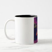 Tasse 2 Couleurs Planètes et Étoiles (Gauche)