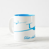Tasse 2 Couleurs Planeur quoi encore ? (Devant gauche)