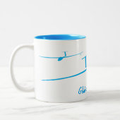 Tasse 2 Couleurs Planeur quoi encore ? (Gauche)