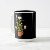 Tasse 2 Couleurs Plante café (Devant gauche)