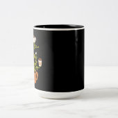 Tasse 2 Couleurs Plante café (Centre)