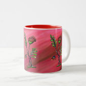 Tasse 2 Couleurs Plante de vague (Devant droit)
