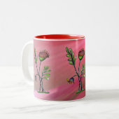 Tasse 2 Couleurs Plante de vague (Devant gauche)