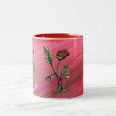 Tasse 2 Couleurs Plante de vague (Centre)