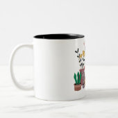 Tasse 2 Couleurs Plante heureux (Gauche)