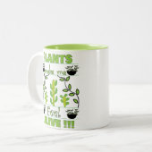 Tasse 2 Couleurs Plante Lover (Devant gauche)