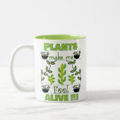 Tasse 2 Couleurs Plante Lover (Gauche)