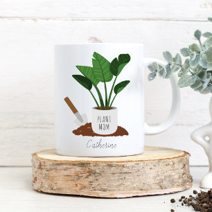 Tasse 2 Couleurs Plante Maman Plante personnalisé Lover