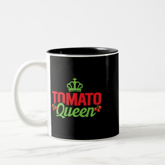Tasse 2 Couleurs Planteur de tomates rouges de la reine des tomates (Gauche)