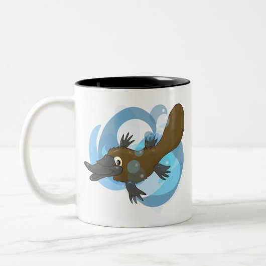 Tasse 2 Couleurs Plateforme de natation (Gauche)