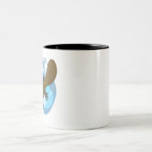 Tasse 2 Couleurs Plateforme de natation (Centre)