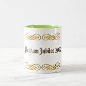 Tasse 2 Couleurs Platine Jubilé 2022 Or (Centre)