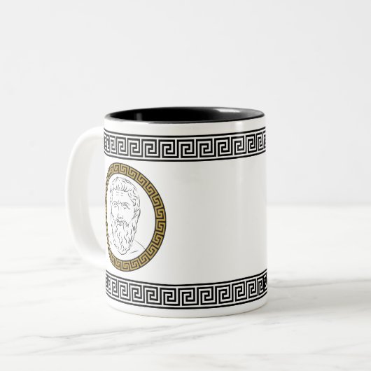 Tasse 2 Couleurs Platon élégant (Devant gauche)