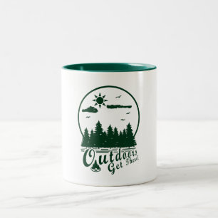 Tasse 2 Couleurs Plein air, allons-y !