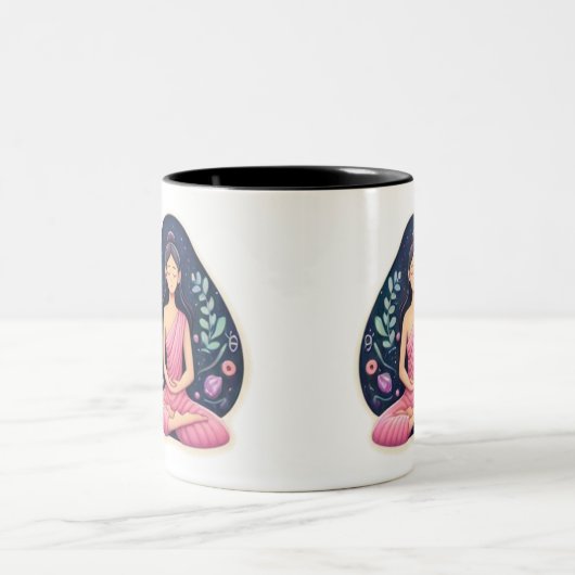 Tasse 2 Couleurs Pleine conscience et méditation (Centre)