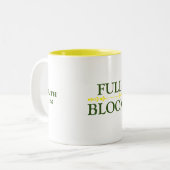Tasse 2 Couleurs Pleine floraison verte (Devant gauche)