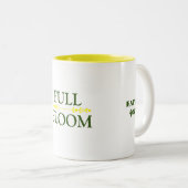 Tasse 2 Couleurs Pleine floraison verte (Devant droit)