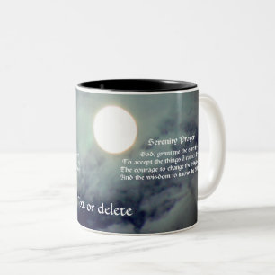 Tasse 2 Couleurs Pleine lune de prière de sérénité Inspiration 