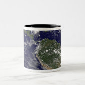 Tasse 2 Couleurs Pleine Terre montrant l'ouragan Paloma (Centre)