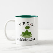 Tasse 2 Couleurs Pleinement confiance en Dieu (Gauche)