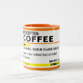 Tasse 2 Couleurs PLEINEMENT MODIFIABLE Beurre de café d'ordonnance (Centre)