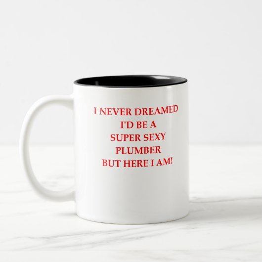 TASSE 2 COULEURS PLOMBIER (Gauche)