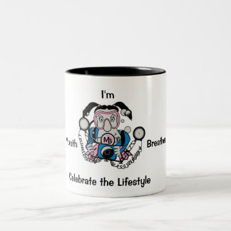 Tasse 2 Couleurs Plongeur de poussin de photo