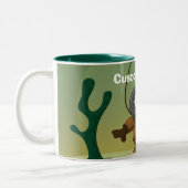 Tasse 2 Couleurs Plongeur marin profond (Gauche)