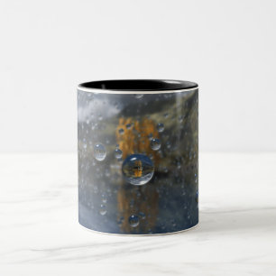 Tasse 2 Couleurs Pluie dans la boue de verre