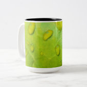 Tasse 2 Couleurs Pluie printanière Abstraite (Devant gauche)