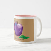 Tasse 2 Couleurs Plum et haiku (Devant droit)