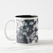 Tasse 2 Couleurs Plume monte du volcan Nyiragongo en RDC (Gauche)