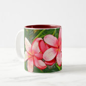 Tasse 2 Couleurs Plumeria (Devant gauche)