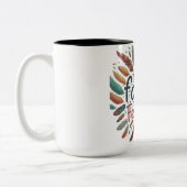 Tasse 2 Couleurs Plumes familiales (Gauche)