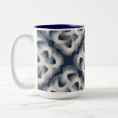Tasse 2 Couleurs Plumes volantes blanches (Gauche)