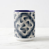 Tasse 2 Couleurs Plumes volantes blanches (Centre)