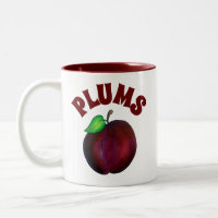 Plums mûrs Été Purple Plum Illustration
