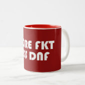Tasse 2 Couleurs Plus de FKT, moins de DNF (Devant droit)