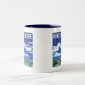 Tasse 2 Couleurs Plus de randonnée (Centre)