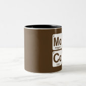 Tasse 2 Couleurs Plus de tableau périodique du café (Centre)