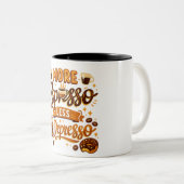 Tasse 2 Couleurs Plus d'Espresso Moins de Dépression (Devant droit)