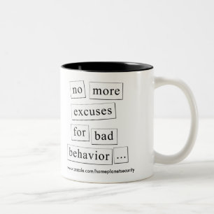 Tasse 2 Couleurs plus d'excuses...