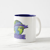 Tasse 2 Couleurs Plus grand Bubbe du monde (Devant droit)