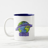 Tasse 2 Couleurs Plus grand Gigi du monde (Gauche)