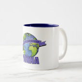 Tasse 2 Couleurs Plus grand Nonna du monde (Devant droit)